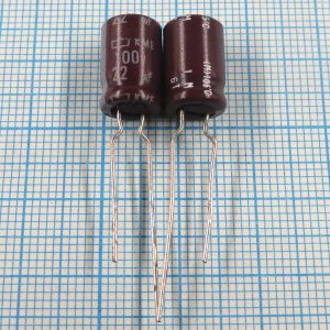 22uF 100v 100v22uF 8x12 KME - Электролитический конденсатор