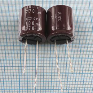 270uF 100v 100v270uF 125C 18x20 125C GPA - Электролитический конденсатор