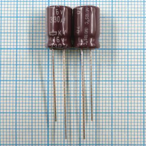 330uF 16v 16v330uF 8x12 KY - Электролитический конденсатор