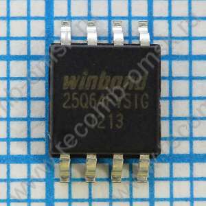 W25Q64FVSIG 3V - Flash память с последовательным интерфейсом объемом 64Mbit