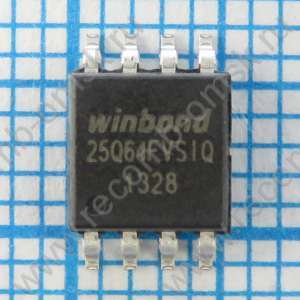 W25Q64FVSIQ - Flash память с последовательным интерфейсом объемом 64Mbit