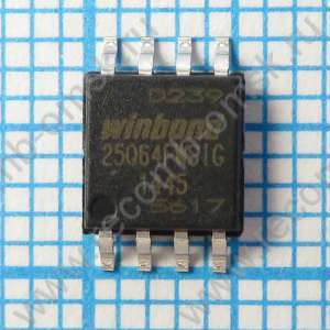25Q64FWSIG 1.8V - Flash память с последовательным интерфейсом объемом 64Mbit