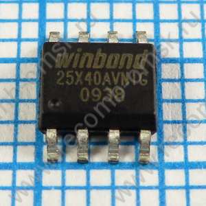 25X40AVNIG W25X40AVNIG - Flash память последовательная