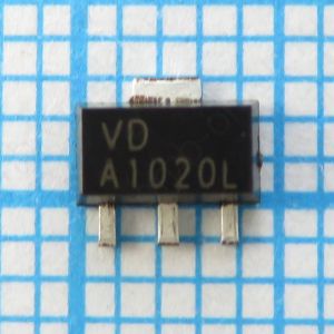 2SA1020 50V 2A SOT89 - PNP транзистор