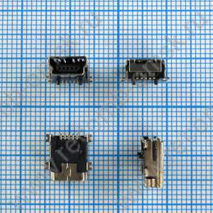 Разъем USB розетка тип mini-B - 2UB4000-000111 (U002)