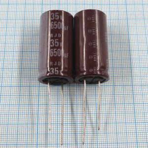 6500uF 35v 35v6500uF 18x35 RJD ELNA -  Электролитический конденсатор