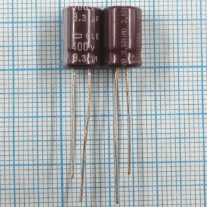 3.3uF 400v 400v3.3uF 8x12 CLE - Электролитический конденсатор