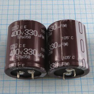 330uF 400v 400v330uF 30x35 CE - Электролитический конденсатор