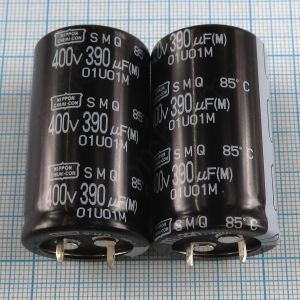 390uF 400v 400v390uF 25x45 SMQ - Электролитический конденсатор