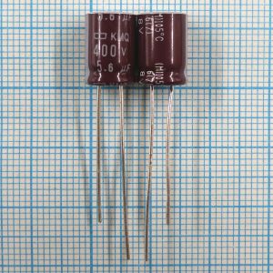 5.6uF 400v 400v5.6uF 8x12 KMQ - Электролитический конденсатор
