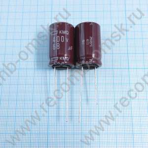 68uF 400v 400v68uF 16x25 KMQ - Электролитический конденсатор