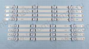 Комплект светодиодной (LED) подсветки A-Type (4шт) + B-Type (4шт) для телевизоров LG 42 дюйма серии 42LB/42LF/42LX/42LY/42LW/42LS