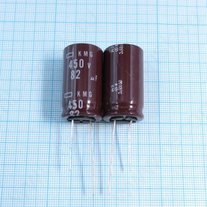 82uF 450v 82uF82uF 18x31.5 KMG - Электролитический конденсатор