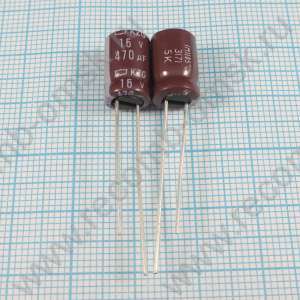 470uF 16v 16v470uF 8x11.5 KZG - Электролитический конденсатор