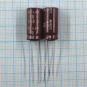 180uF 50v 50v180uF 10x20 LXV - Электролитический конденсатор