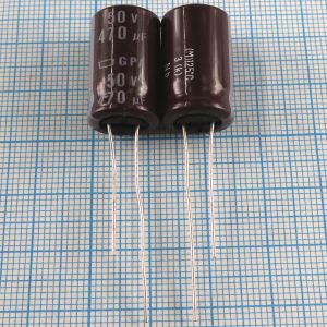 470uF 50v 50v470uF 10x25 125C GPA - Электролитический конденсатор