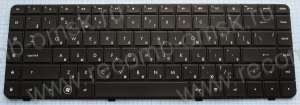 Клавиатура черная - AX6(AEAX6700310,595199-001) - для ноутбуков - HP Compaq Presario/Pavilion серий: CQ56, CQ62, G56, G62 