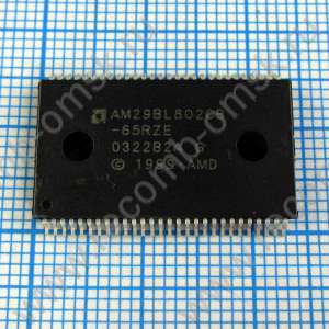 AM29BL802CB AM29BL802CB-65RZE - Flash память с параллельным интерфейсом 16bit объемом 1Mbyte используется во многих современных машинах