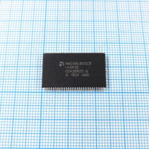 AM29BL802CB AM29BL802CB-65RZE - Flash память с параллельным интерфейсом 16bit объемом 8 мегабит используется во многих современных машинах