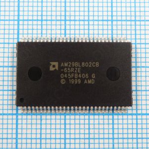 AM29BL802CB AM29BL802CB-65RZE - Flash память с параллельным интерфейсом 16bit объемом 1Mbyte используется во многих современных машинах