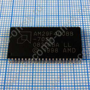 AM29F400BB AM29F400BB-70SE - Flash-память с параллельным интерфейсом 8/16бит объемом 512кб.