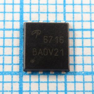 AON6716 6716 30V 85A - N-канальный MOSFET-транзистор.