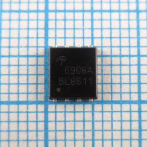 AON6908A 6908A 30V 80A - Сдвоенный N канальный транзистор