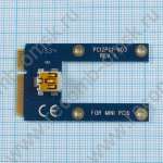 Переходник Mini PCI-E на PCI-E 1x с удлинителем.