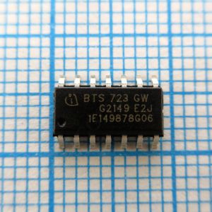 BTS723GW - 2х канальный коммутатор нагрузок со схемами управления