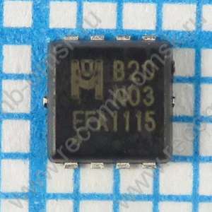 EMB20N03V B20N03 30V 10.2A EDFN3x3 - N канальный транзистор