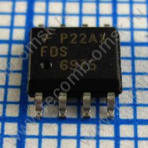 FDS6975 30V 6A - Сдвоенные P-канальные ранзисторы