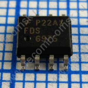 FDS6975 30V 6A - Сдвоенные P-канальные транзисторы