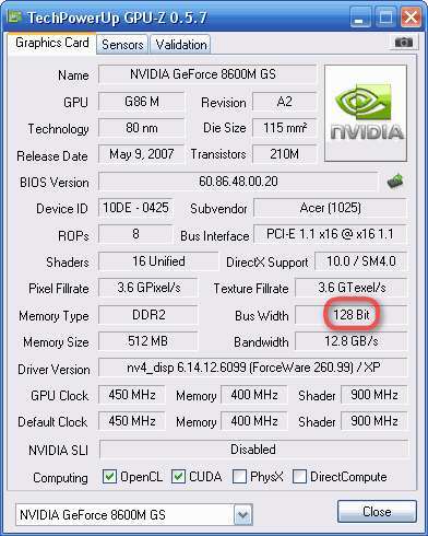 G86-771-A2  nVidia GeForce 8600M GS - Видеочип