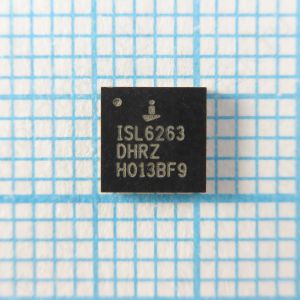 ISL6263D ISL6263DHRZ - Однофазный синхронный ШИМ контроллер питания графического процессора с протоколом управления Intel® IMVP-6+