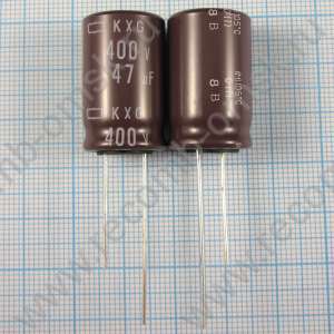 47uF 400v 400v47uF 16x26 KXG - Электролитический конденсатор