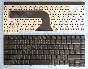 Клавиатура черная - 04GNF01KUK00 - для ноутбуков - Asus моделей: X51, X58, Z94.
