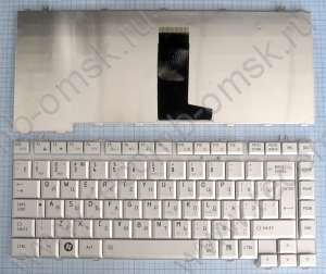 Клавиатура серебристая - KFRSBJ124A - для ноутбуков - Toshiba Satellite моделей: A200, A210, L300.