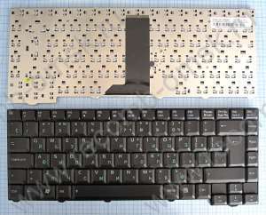 Клавиатура черная - V012462BK1(04GNI11KRU20) - для ноутбуков - Asus моделей: F3J, F3T, Z53S