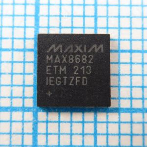 MAX8682ETM MAX8682 - контроллер питания (PMIC) для управления литий-ионными аккумуляторами из 2 элементов