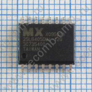 MX25L6405 - Flash память с последовательным интерфейсом SPI объемом 64Mbit
