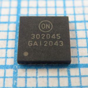 NCP302045 NCP302045MNTW - интегральная схема, объединяющая драйвер MOSFET и силовой MOSFET в одном корпусе.