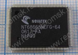 NT68663MEFG-64 - Скалер и контроллер монитора