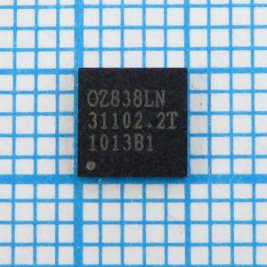 OZ838(OZ838LN) - 2-х. фазный ШИМ контроллер питания ноутбучных процессоров Amd