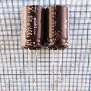120uF 400v 400v120uF 18x26 PT(M) - Электролитический конденсатор