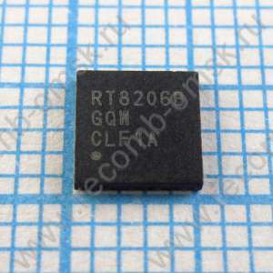 RT8206B RT8206BGQW - Двухканальный высокоэффективный контроллер питания ноутбука