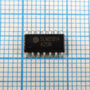 SLM21814 - высоковольтный быстродействующий драйвер мощных MOSFET и IGBT с независимыми опорными выходными каналами верхнего и нижнего плеча