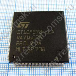 ST10F273 - Микроконтроллер 16бит 512кб. - ПЗУ, 36кб. - ОЗУ