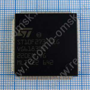 ST10F273-CEG - Микроконтроллер 16бит 512кб. FLASH 36кб. RAM - ST10F273-CEG 28x28mm