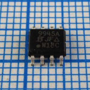 Si9945 60V 5.3A - сдвоенный N канальный транзистор