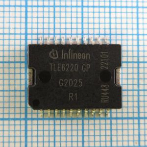 TLE6220GP - 4х канальный коммутатор с интерфейсом SPI